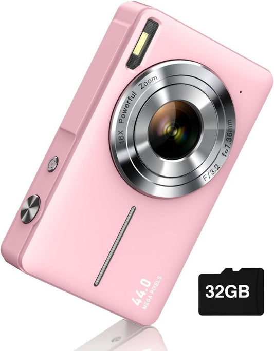 HD Compact Digital Camera – 48MP, 16x Zoom, 2.7" LCD Screen