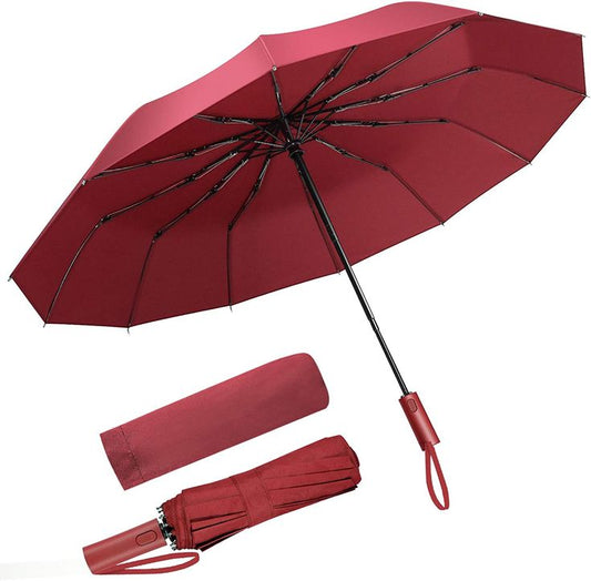 Automatic Compact Windproof Umbrella – Durable &amp; Stylish
